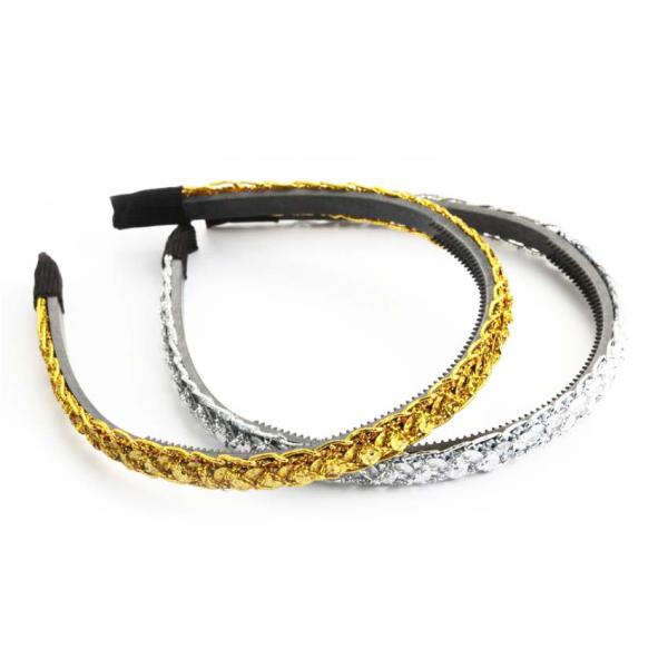 Liturgical Dance Accessories Gold Silver Crystal Beaded Circle Hair Pin