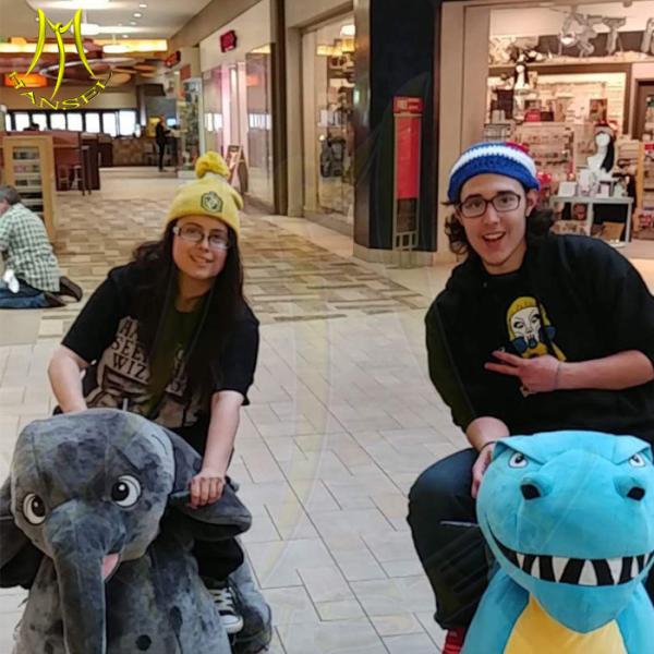 Hansel high quality coin operated electrical animal toy car for children