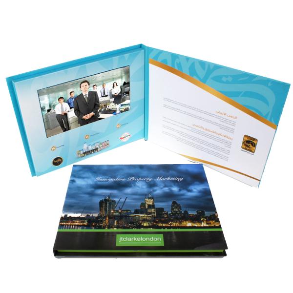 Economy Advantage LCD Video Book Perfect Business Gift with 600Amh-6000Amh Battery Capacity