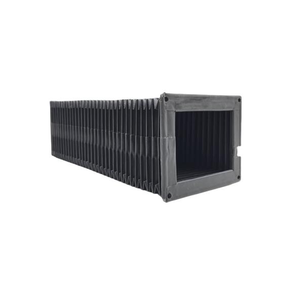 CNC Machine Telescopic Way Covers Nylon Bellow Dust Cover Square Shaped