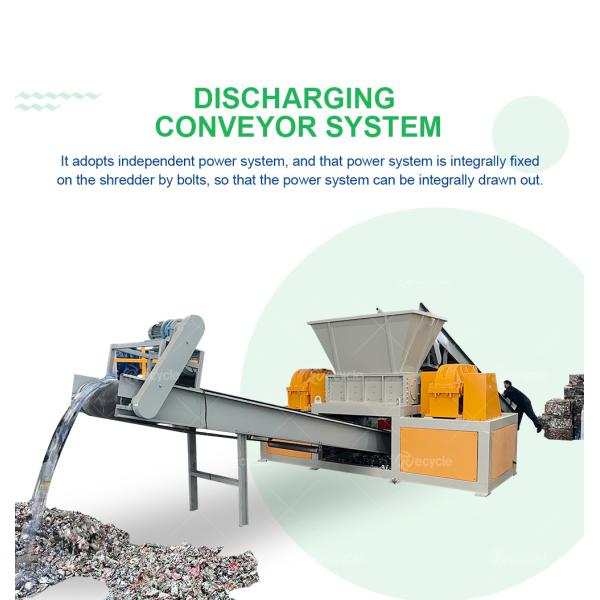 Waste Wood Pallet Cardboard Sofa Carpet Shredding Machine Recycling Plastic Furniture Shredder