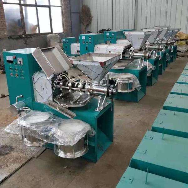 Commercial cold & hot coconut oil press machine