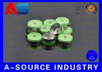 do tubo de ensaio farmacêutico dos tubos de ensaio/garrafa Flip Off Cap For 10mL da química de alumínio verde de 20mm aleta fora dos tampões