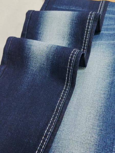 Super suave resistente a la abrasión 10,5 oz de hilos de tejido de denim 8+8*16/70 Construcción JSD3339 para jeans o chaqueta de denim