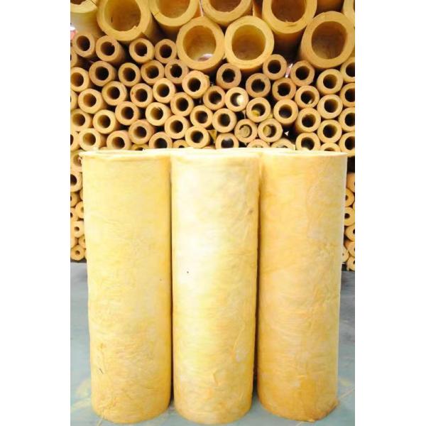 A1 Sound Absorbing Thermal Insulation Tube Fiber Glass Wool Veneer