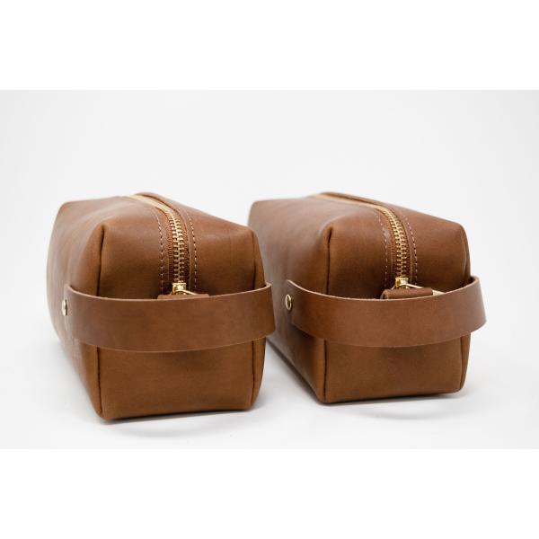 New Handmade Leather Dopp Kit Bag Man Cosmetic Bag Genuine Leather Toiletry Kit Custom Gift Leather Toiletry Bag