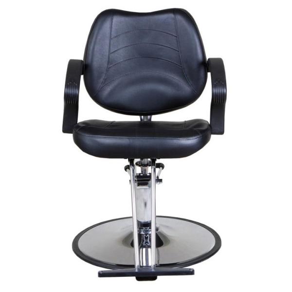 PU Handrest Hair Stylist Chair Affordable With Hydraulic Pump , 18 Inch Seat Depth