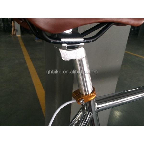 43mm Alloy Rim 700C Fixed Gear Cycle with Electroplate Finish and Chrome Steel Frame