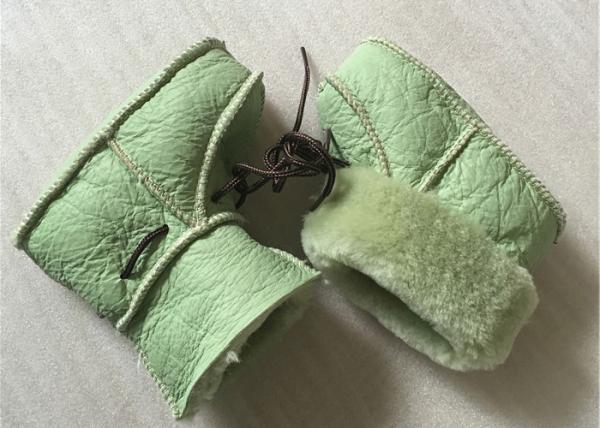 Genuine Sheepskin Baby Shoes , Winter Boots for Infant / Toddler