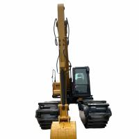 Marine Grade Steel Amphibious Excavator Pontoon Undercarriage For Swamp