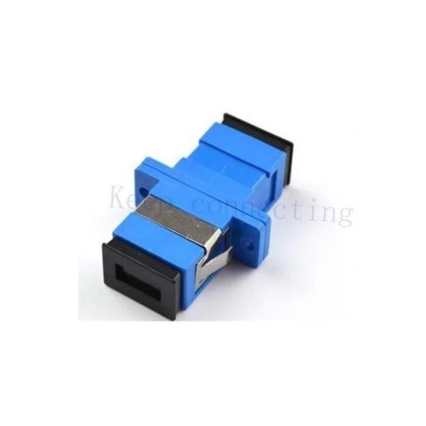 4G Network Compatible PBT Material SC Adapter for FTTH SX/DX Fiber Cores Applications