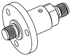 Stable Coaxial Rotary Joint Single Channel Radar Rotary Joint Low Insertion Loss
