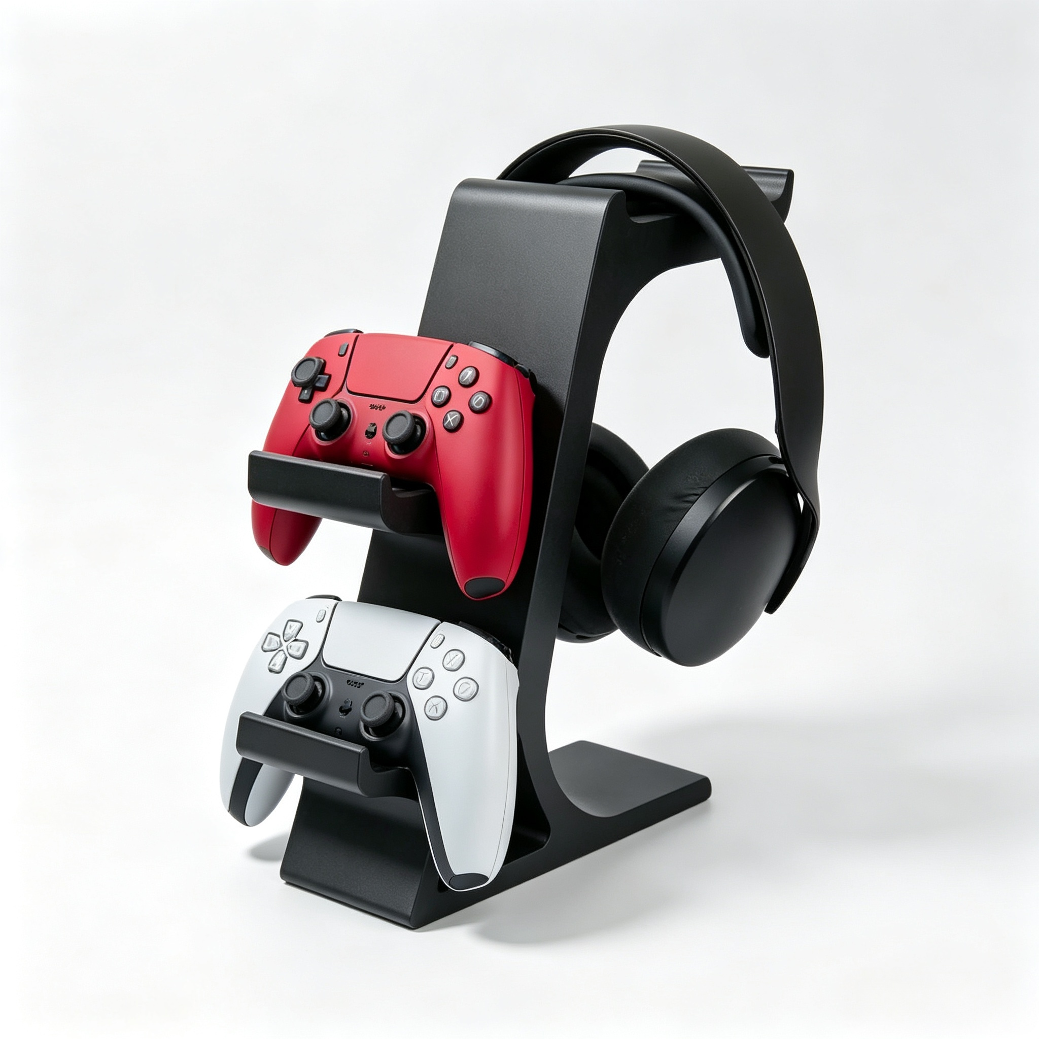 Child Safe Digital 3D Printing Multi Position Space Saving Headset And Controller Stand