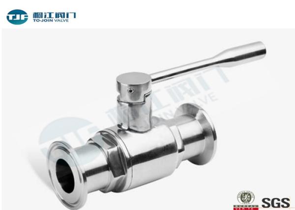Threaded / Flanged / Clamped Stainless Steel Sanitary  Ball Valve For Food Industry