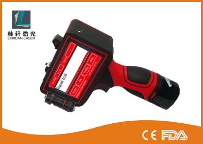 Expire Date Code Handheld Inkjet Printer For Cardboard , Carton box , Plastic Bottle , Bag