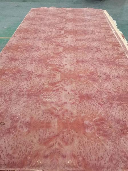Folha de borracha de madeira vermelha africana de alta qualidade de 0,30 mm para decoração de luxo