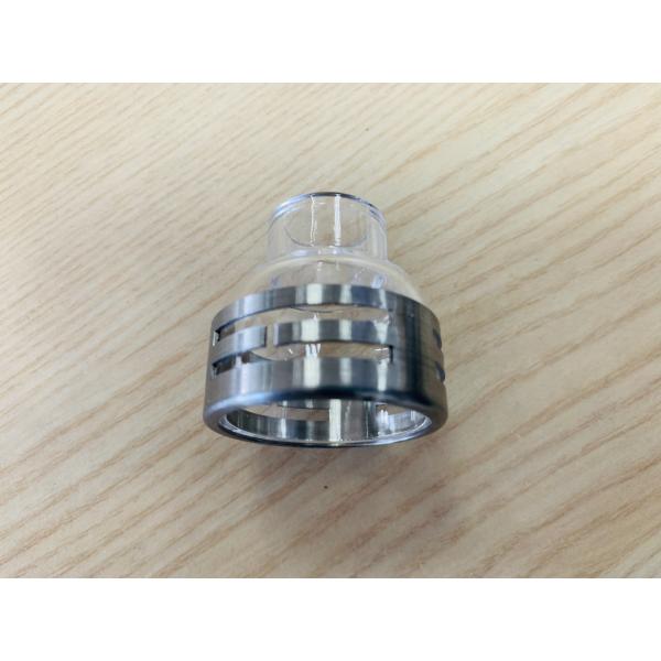 Steel Ring Quartz Nozzle for Improved Gas Coverage in TIG Welding Applications