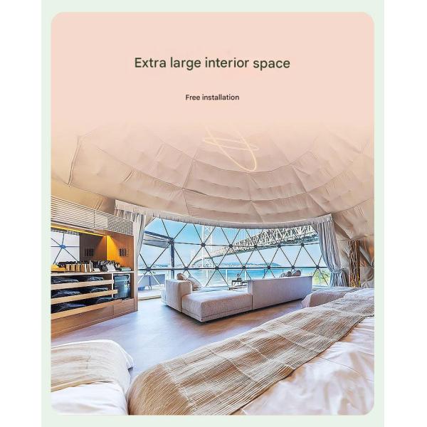 Outdoor Camping Hotel Homestay Star Room Ball Tent Bubble House Combination with PC and More