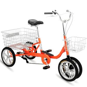 High Carbon Steel Old Man Tricycle Three Wheeled Padded Handlebars Adjustable