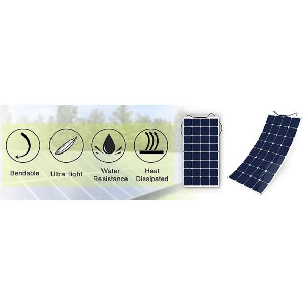 Panel solar mono flexible de 18V 150W 160W 200W 300W 350 Watt Panel solar de energía solar