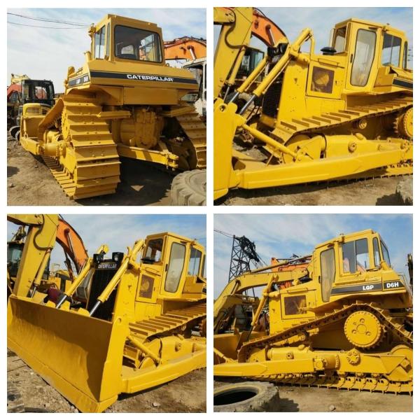 CAT D6H Bulldozer d'occasion Temps de travail réduit Excellent train de roulement 160 kW Pour l'exploitation minière