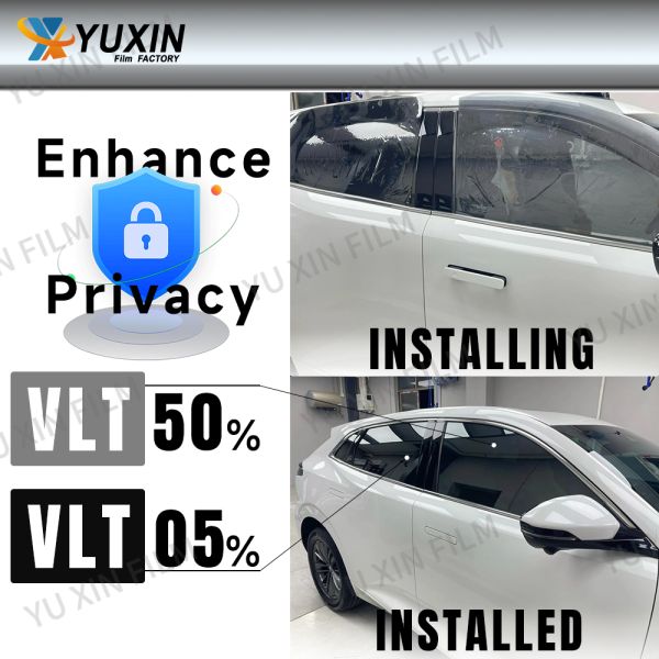 50% VLT Good Shrink Nano Ceramic Film 995 IRR Not Fade Car Window Tint Film