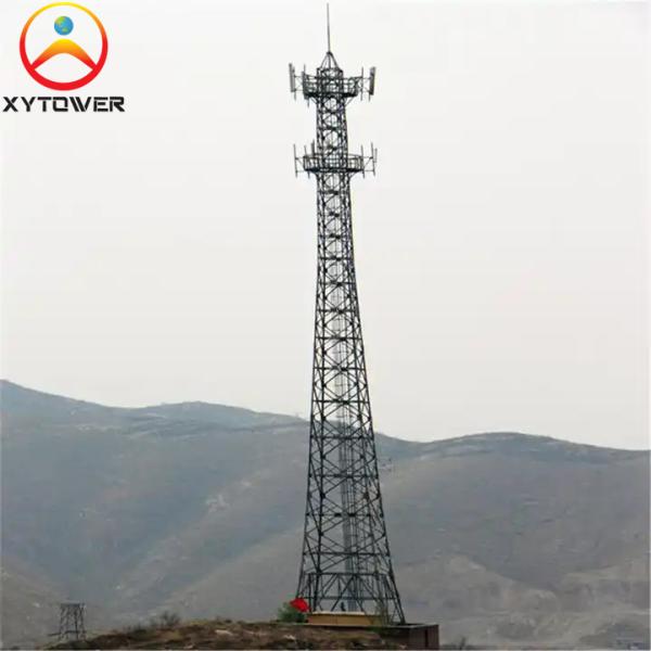 40m 4 Legged Wireless Self Supporting Wifi Antenna Angle Steel Communication Tower