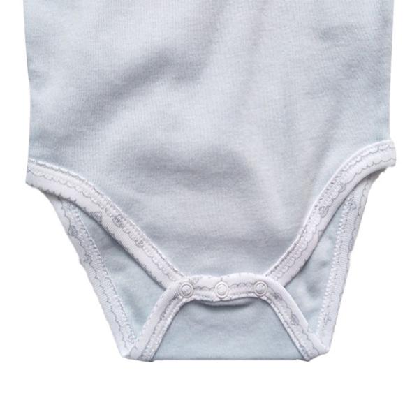Short Sleeve Snap Button Design Summer Baby Clothes Romper 100% Cotton Customized Color