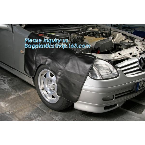 Car Magnetic Fender Cover,Custom Work Mat Black Fender Cover Car Wing Protector,Car Wing Protector Auto Fender Cover Pro