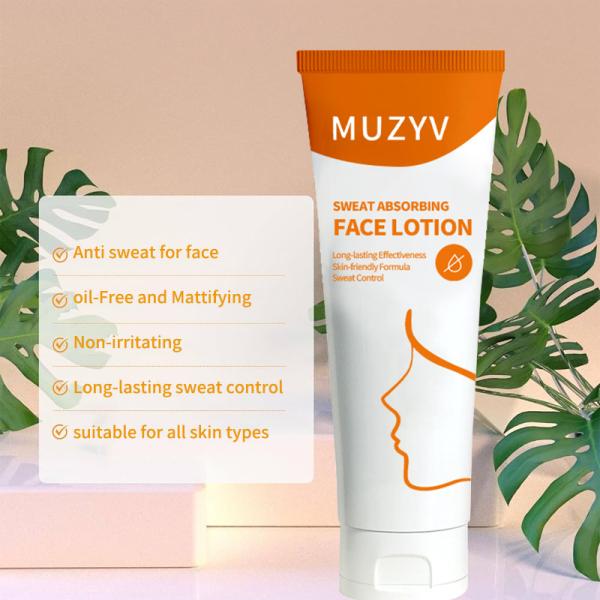 Private Label Refreshing Antiperspirant Anti Sweat Absorbing Face Lotion For Women Men