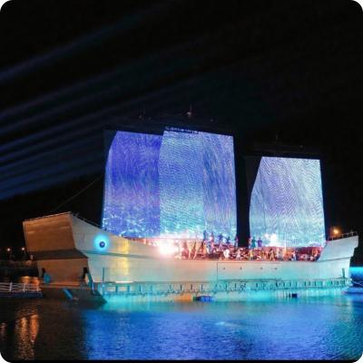 Full Color RGB RGBW LED Grid Light With Square Cover Opcional Pitch de pixel