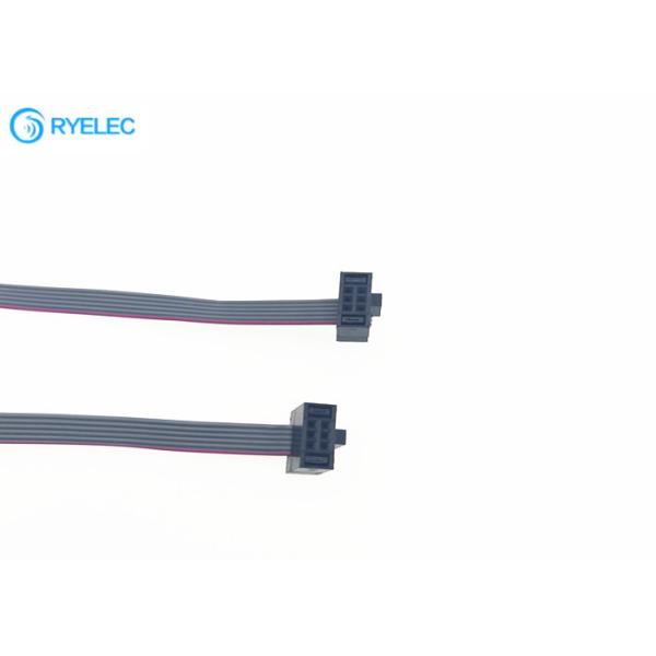 Double Row 1.27 mm Pitch Ribbon Cable , IDC 0.635mm Ribbon Connector Cable
