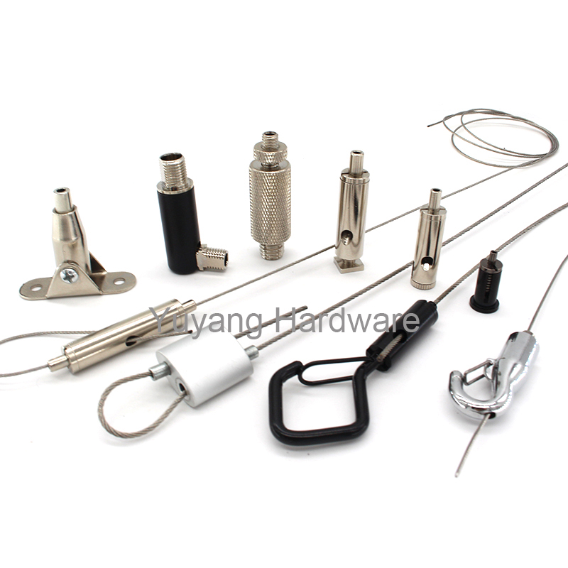 Factory Supply High Quality  Wire Clamp Hanging Fixed Wire Suspension Hanging  Kit