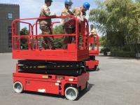 10m a altura 450kg hidráulica Scissor a plataforma do elevador para a construção