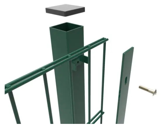 Eco Friendly hot dip galvanized Long Lasting Double Wire Fencing Panel