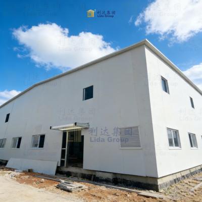 Earthquake Resistant Light Steel Structure Workshop with Quick Assembly and