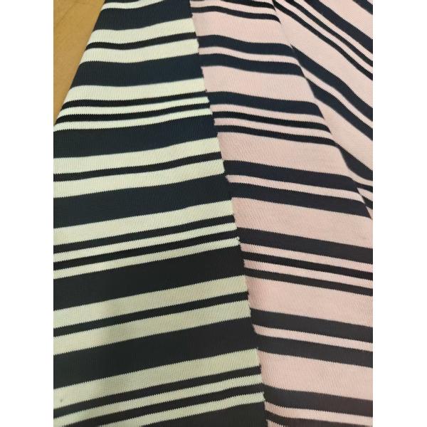 Cotton Double Yarn Striped Fabric [Factory Direct Supply] - Crisp And Washable Striped Knit Fabric T-Shirts/POLO Shirts,