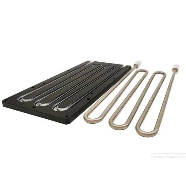 Aluminum Liquid Cold Plate With Stainless Steel Tube Heatsink