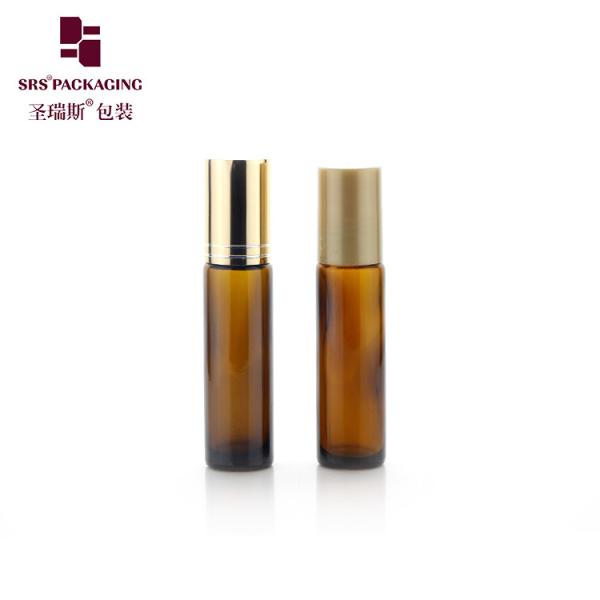 Customizable Glass Roller Ball Bottle for Skincare and Cosmetics with Leak Proof Closure