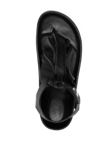 Sheepskin Lace Casual Soft Flat Slippers Sandals with fully ergonomic outsole