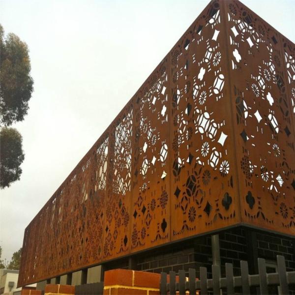 Welded Laser Cut 3mm Outdoor Metal Privacy Screens