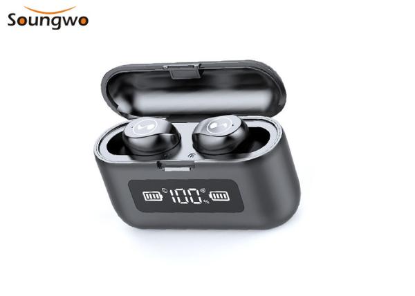 Fones de ouvido pesados da orelha de Bass Hifi Stereo Wireless In com caso 2000mAh de carregamento