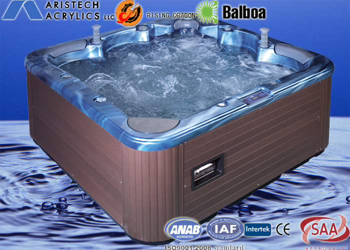 Acrylic duoLove seat massage outdoor hydro hot tub, M-371D 2100 * 2100 * 920mm