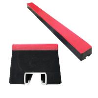 Apoio do transporte das barras do impacto do transporte da almofada de borracha de UHMWPE que desliza a barra do impacto