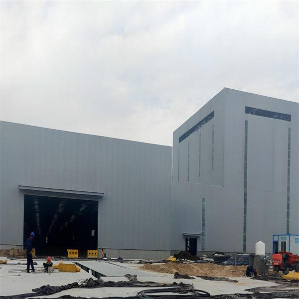 Q355 Welded H Section Steel Structure Workshop Construction Painted