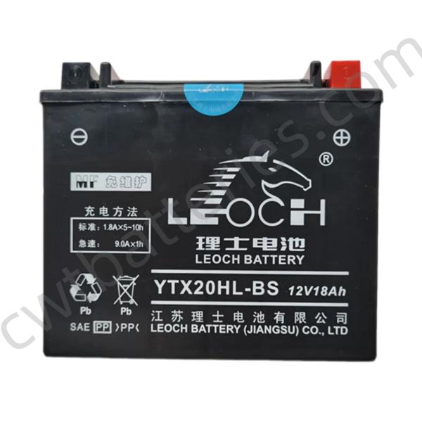 Leoch Powerstart YTX20L-BS AGM Jet Ski Battery 12V 18Ah Motorcycle Maintenance Free