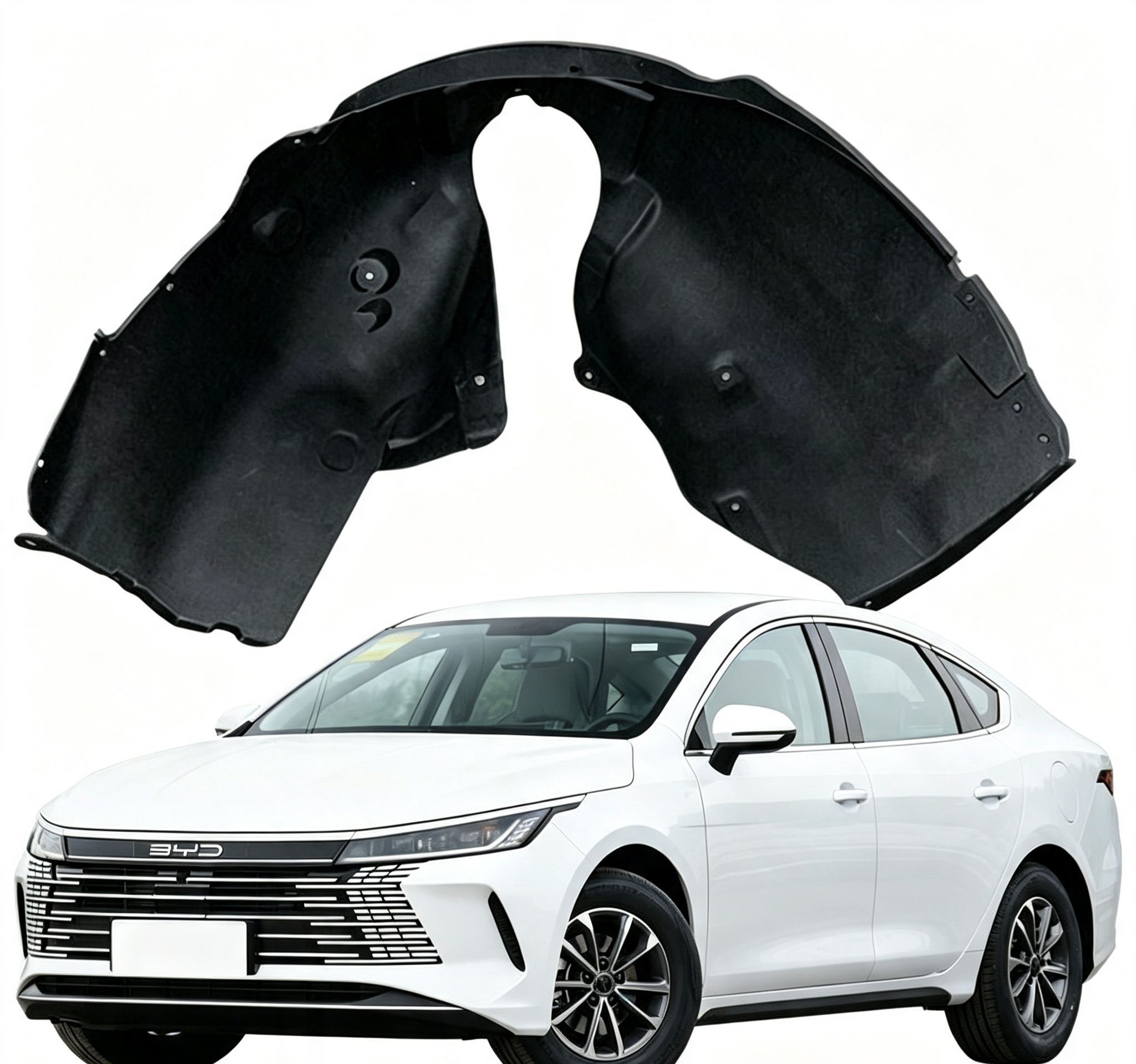 BYD Formula Leopard 5 Left & Right Front Mudguard Assembly (Front Splash Guards)
