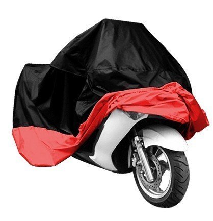 Full Bottom Elastic Hem Outdoor Motorcycle Cover Lightweight UV Protection