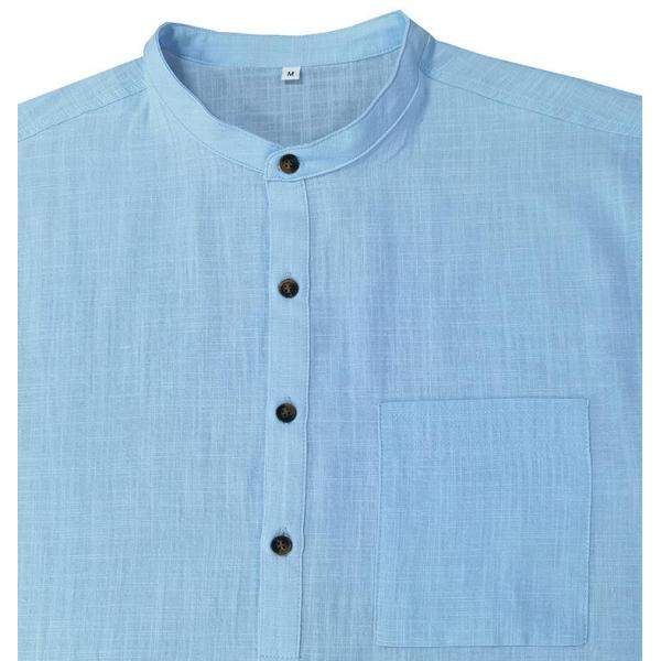 Кнопка рукава случайных рубашек хлопка белья людей производителя одежды небольшого количества длинная с карманом