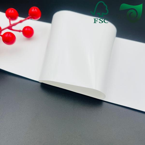 90gsm C1S Coated One Side Gloss Label Face Paper For Labelling Industry